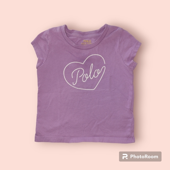 Polo Ralph Lauren Little Girls T-Shirt, Size 3T, EUC - Picture 1 of 7